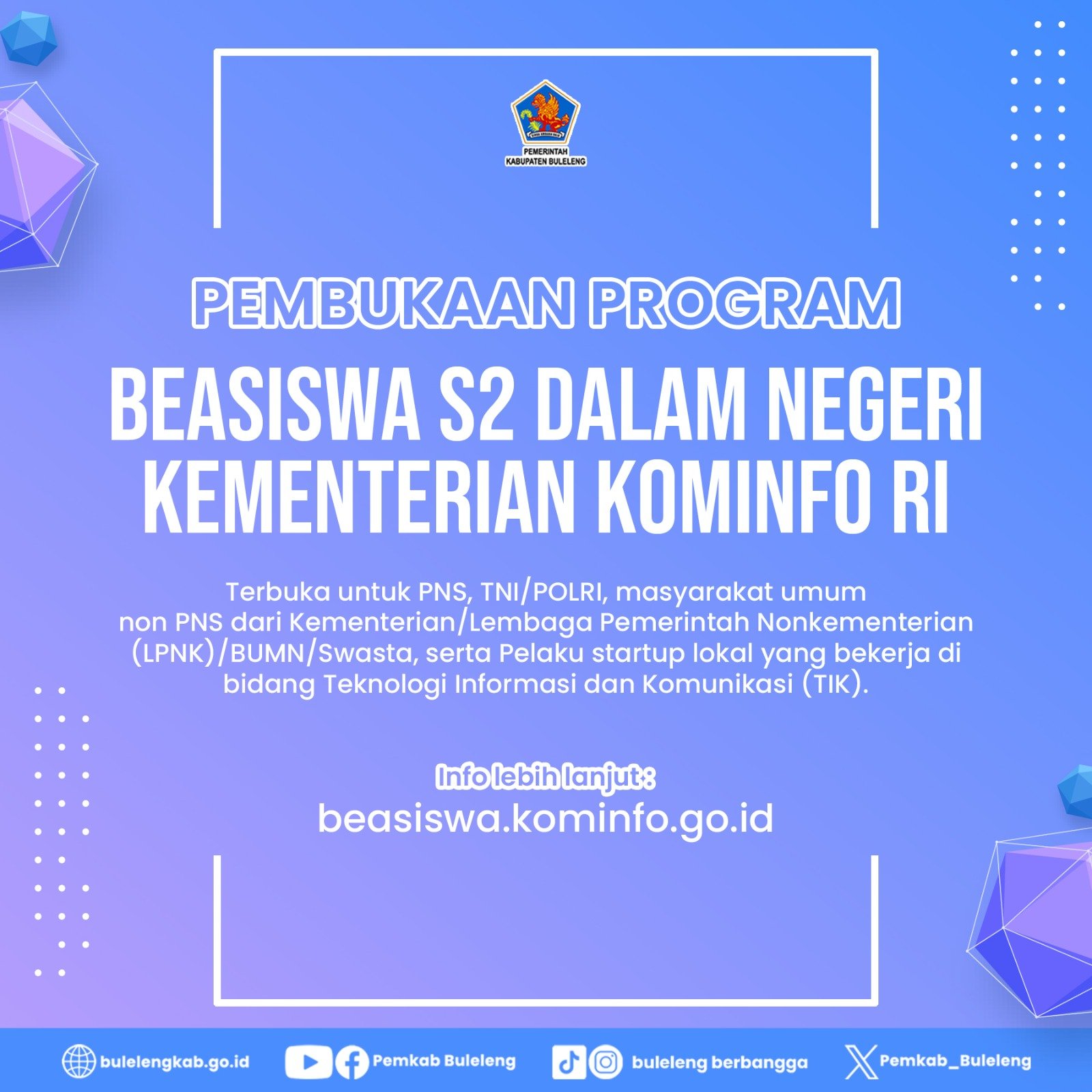Beasiswa S2 Kominfo