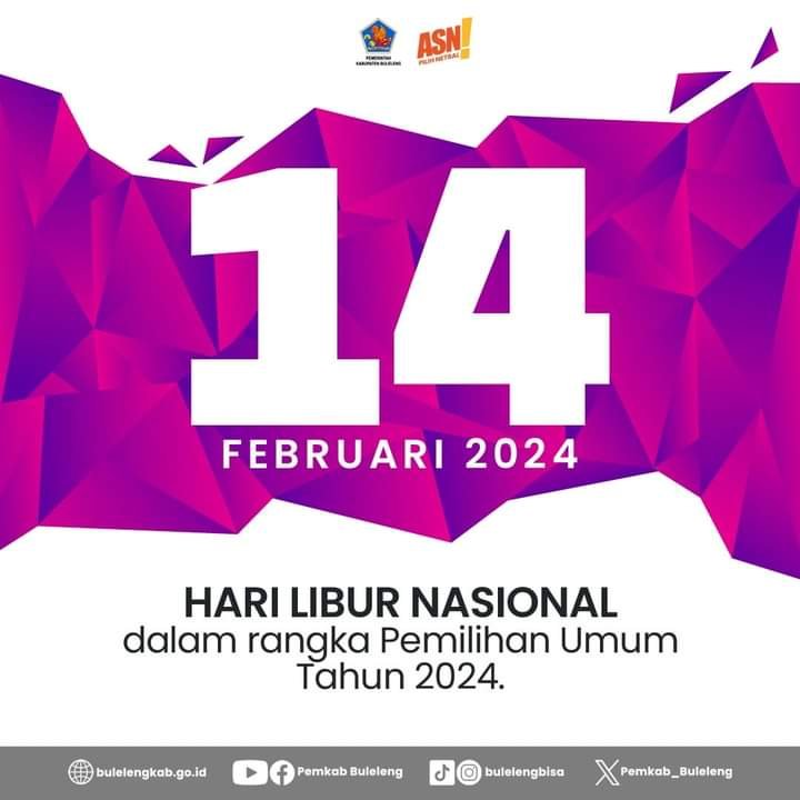 Hari Libur Nasional dalam rangka Pemilihan Umum Tahun 2024