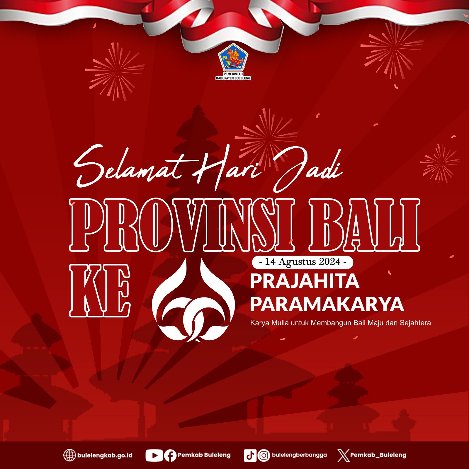 HUT Hari Jadi Provinsi Bali ke-66
