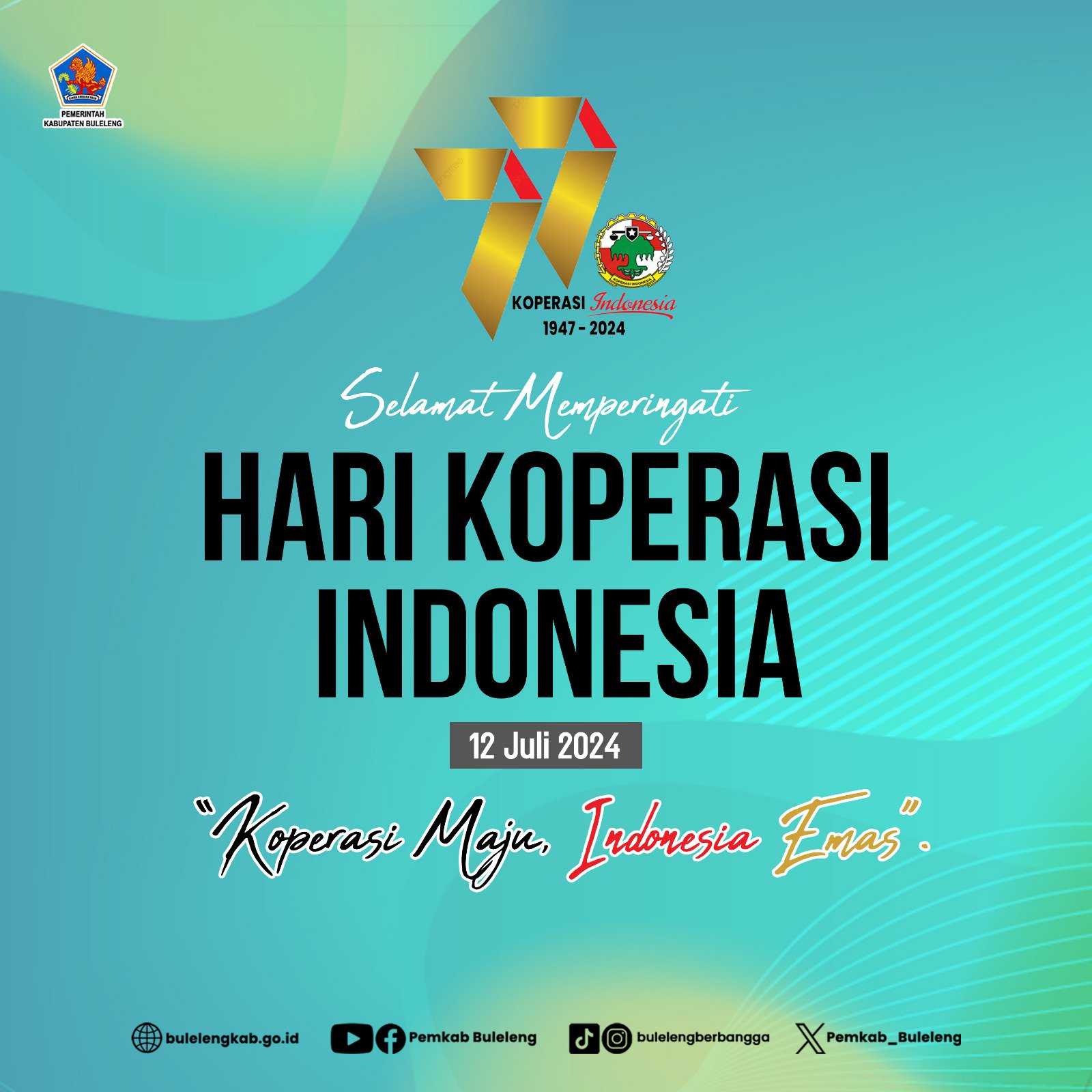Hut Hari Koperasi ke-77 Tahun