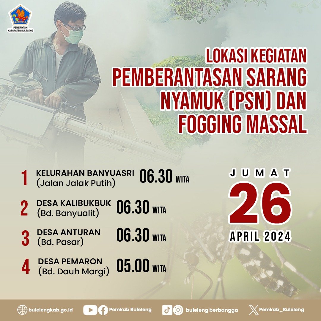 jadwal fogging di buleleng