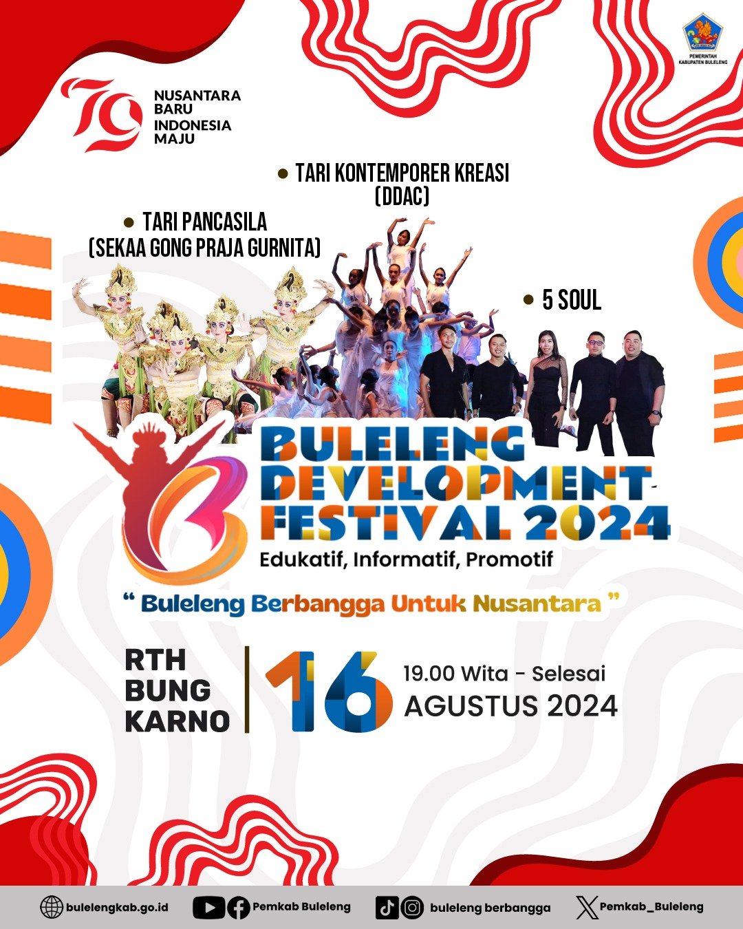 Jadwal Hari Pertama Buleleng Development Festival 