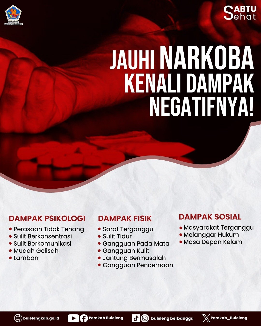 jauhi narkoba kenali dampaknya
