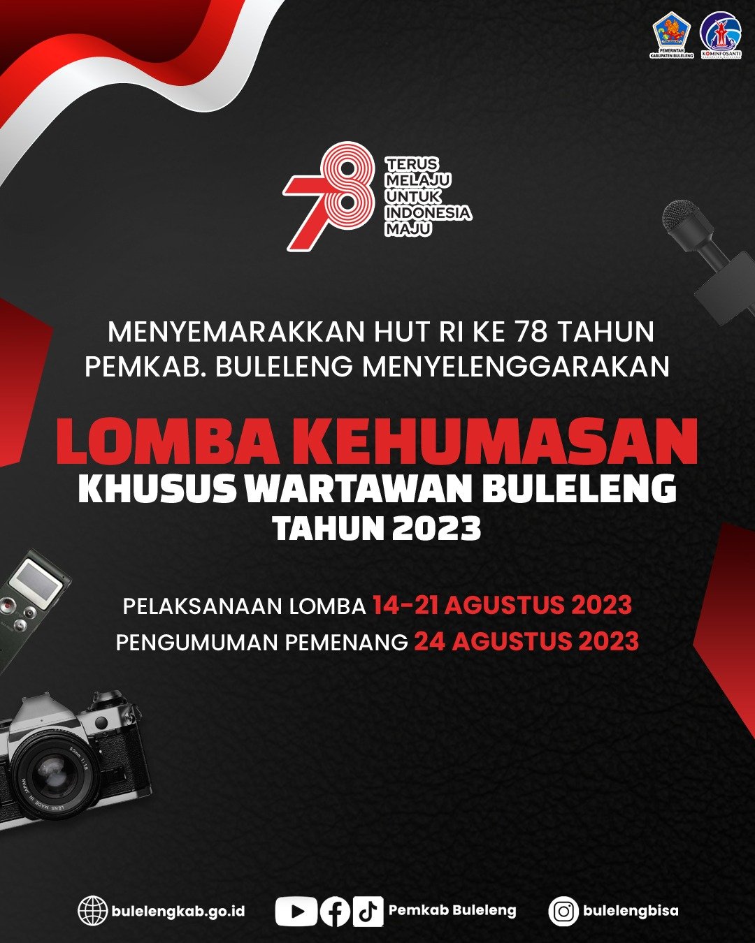 Lomba Kehumasan Untuk Wartawan Buleleng