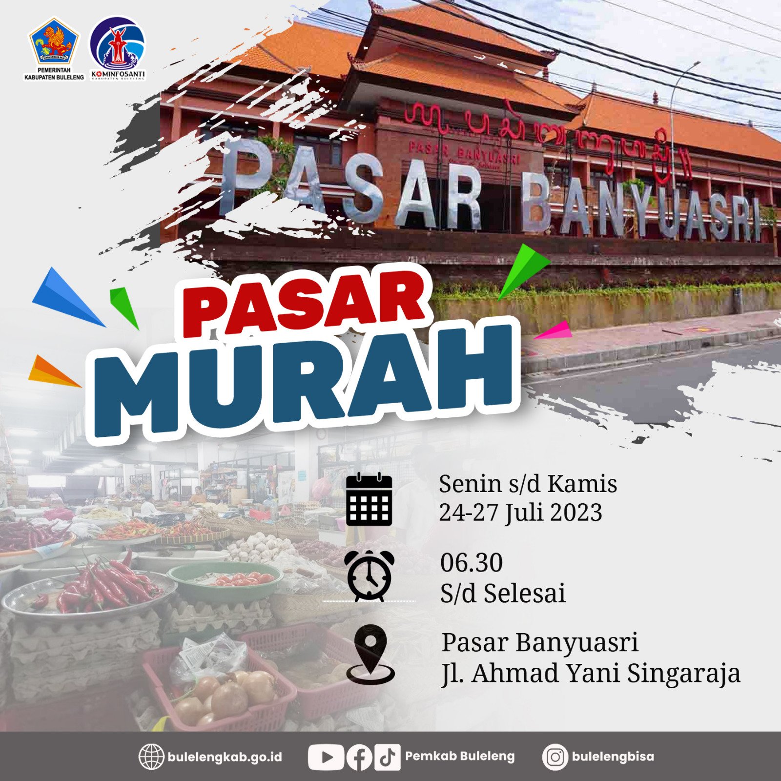 Pasar Murah di Banyuasri