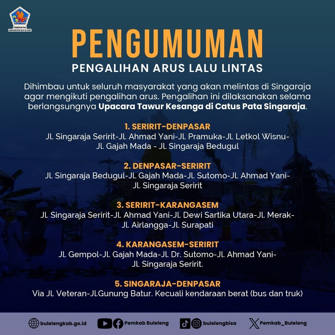 Pengalihan Arus Lalu Lintas