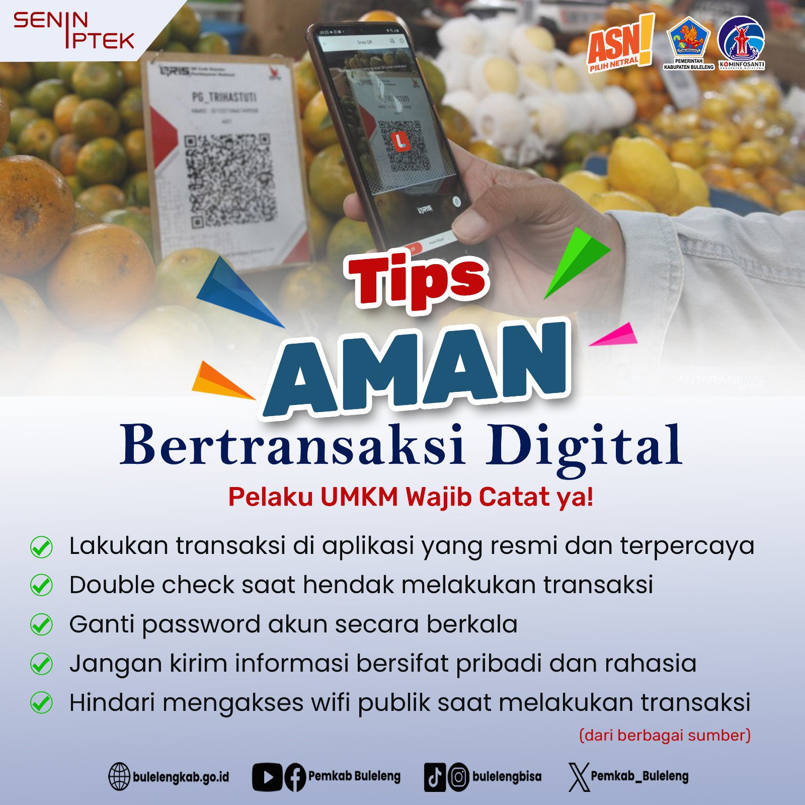 Tips Aman Bertransaksi Digital